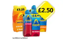 Londis Lucozade Energy Orange, Sport Raspberry, Orange offer