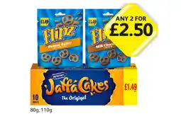 Londis Flipz Peanut Butter, Milk Chocolate, Jaffa Cakes offer