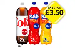 Londis Diet Coke, Fanta Fruit Twist, Orange offer