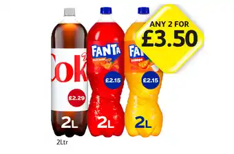 Londis Diet Coke, Fanta Fruit Twist, Orange offer