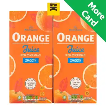 Morrisons Morrisons Orange Juice from Concentrate Smooth offer