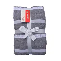 Morrisons Nutmeg Grey Cotton Rich Terry Tea Towel offer