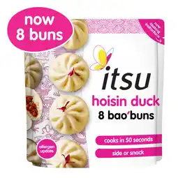 Asda Itsu 8 Hoisin Duck Bao' Buns 256g offer