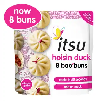 Asda Itsu 8 Hoisin Duck Bao' Buns 256g offer
