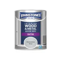 Asda Johnstone's Quick Dry Satin, Manhattan Grey, 750ml offer