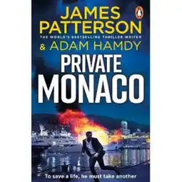 Asda Paperback Private Monaco by James Patterson and Adam Hamdy offer