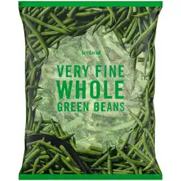 Iceland Iceland Very Fine Whole Green Beans 1.2kg offer