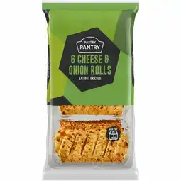 Iceland The Pastry Pantry 6 Cheese & Onion Rolls 324g offer