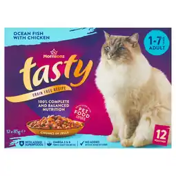Morrisons Morrisons Premium Adult Cat Pouch Oceanfish With Chicken In Jelly offer