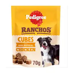 Morrisons Pedigree Ranchos Reward Cube Treats In Chicken 70g offer