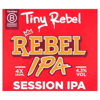 Morrisons Tiny Rebel Rebel IPA 4x330ml offer