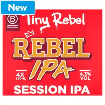 Morrisons Tiny Rebel Rebel IPA 4x330ml offer