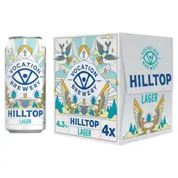Morrisons Vocation Brewery Hilltop Lager 4x440ml offer