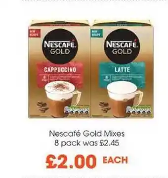 Centra Nescafe Gold Mixes 8 Pack offer