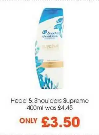 Head & Shoulders Supreme 400ml