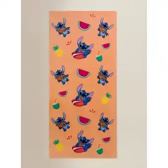 Asda George Home Disney Stitch Print Cotton Towel offer