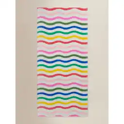 Asda George Home Wiggle Print Cotton Towel offer