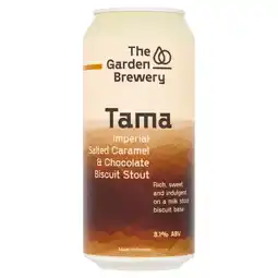 Asda The Garden Brewery Tama Imperial Salted Caramel & Chocolate Biscuit Stout 440ml offer