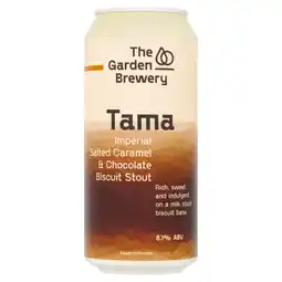 Asda The Garden Brewery Tama Imperial Salted Caramel & Chocolate Biscuit Stout 440ml offer