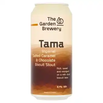 Asda The Garden Brewery Tama Imperial Salted Caramel & Chocolate Biscuit Stout 440ml offer
