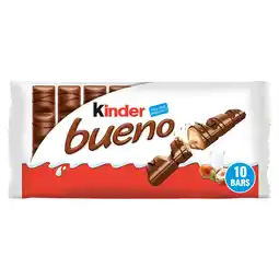 Iceland Kinder Bueno Classic Milk & Hazelnuts Bueno Bars 5 x 43g offer