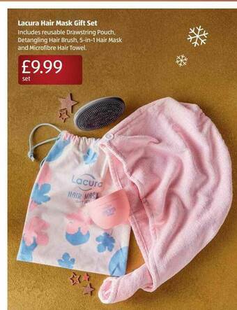 Aldi Lacura Hair Mask Set offer