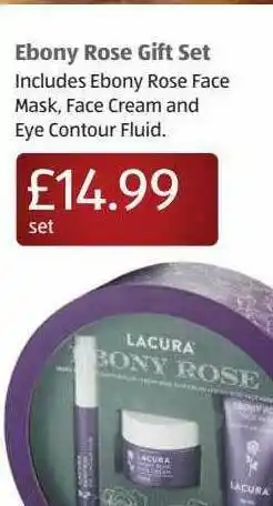 Aldi Ebony Rose Gift Set offer