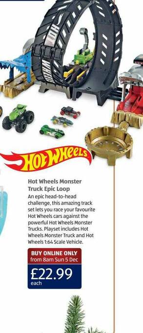 Aldi Hot Wheels Monster Truck Epic Loop offer