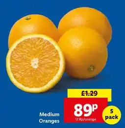 Lidl Medium Oranges offer