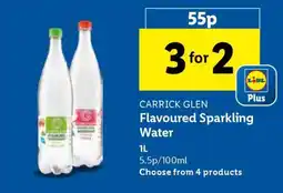 Lidl CARRICK GLEN Flavoured Sparkling Water offer