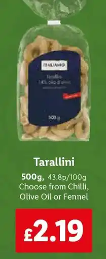 Lidl Tarallini offer