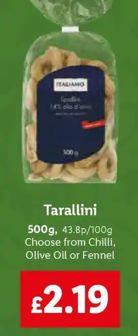Lidl Tarallini offer