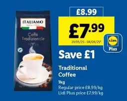 Lidl Traditional Coffee offer