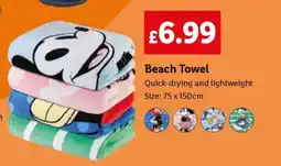 Lidl Beach Towel offer