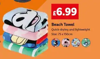 Lidl Beach Towel offer