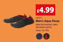 Lidl Men’s Aqua Shoes offer