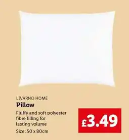 Lidl LIVARNO HOME Pillow offer