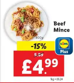 Lidl Beef Mince offer