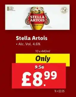 Lidl Stella Artois offer