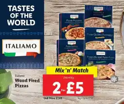 Lidl Italiamo Wood Fired Pizzas offer