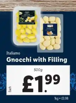 Lidl Italiano Gnocchi with Filling offer