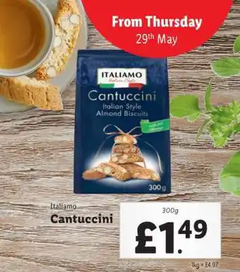 Lidl Italiamo Cantuccini offer