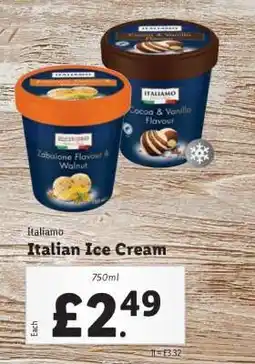 Lidl Italian Ice Cream offer