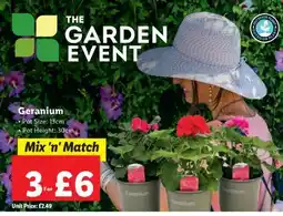 Lidl Geranium offer