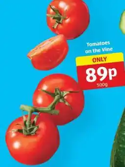 Aldi Tomatoes on the Vine offer