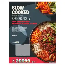 Asda ASDA Slow Cooked Korean Inspired Beef Brisket 405g offer