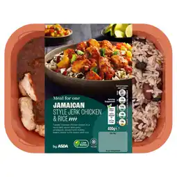 Asda ASDA Meal for One Jamaican Style Jerk Chicken & Rice 400g offer