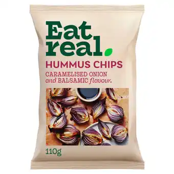 Asda Eat Real Sticky Caramelised Onion and Balsamic Flavour Hummus Chip 110g offer