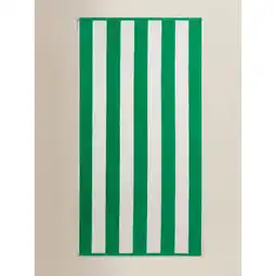 Asda George Home Striped Cotton Beach Towel offer