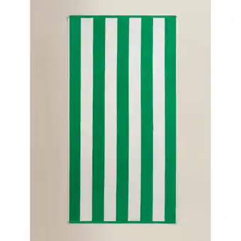 Asda George Home Striped Cotton Beach Towel offer
